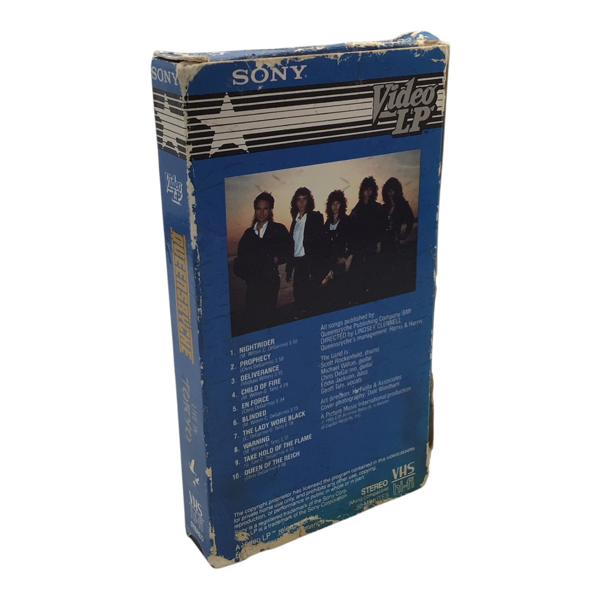 Queensryche Live In Tokyo VHS Tape