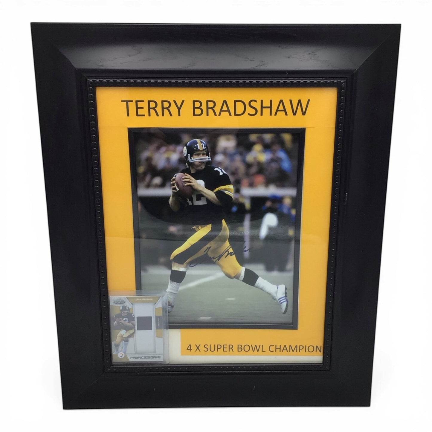 Framed Terry Bradshaw Signed Photo