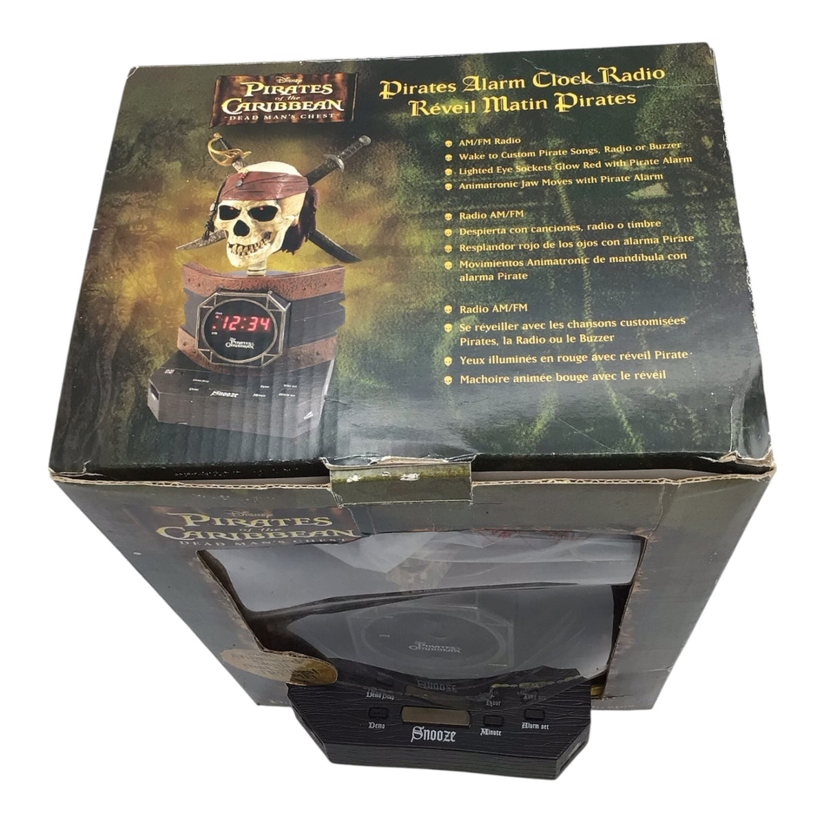 Pirates of the Caribbean Dead Man's Chest Alarm Clock Radio