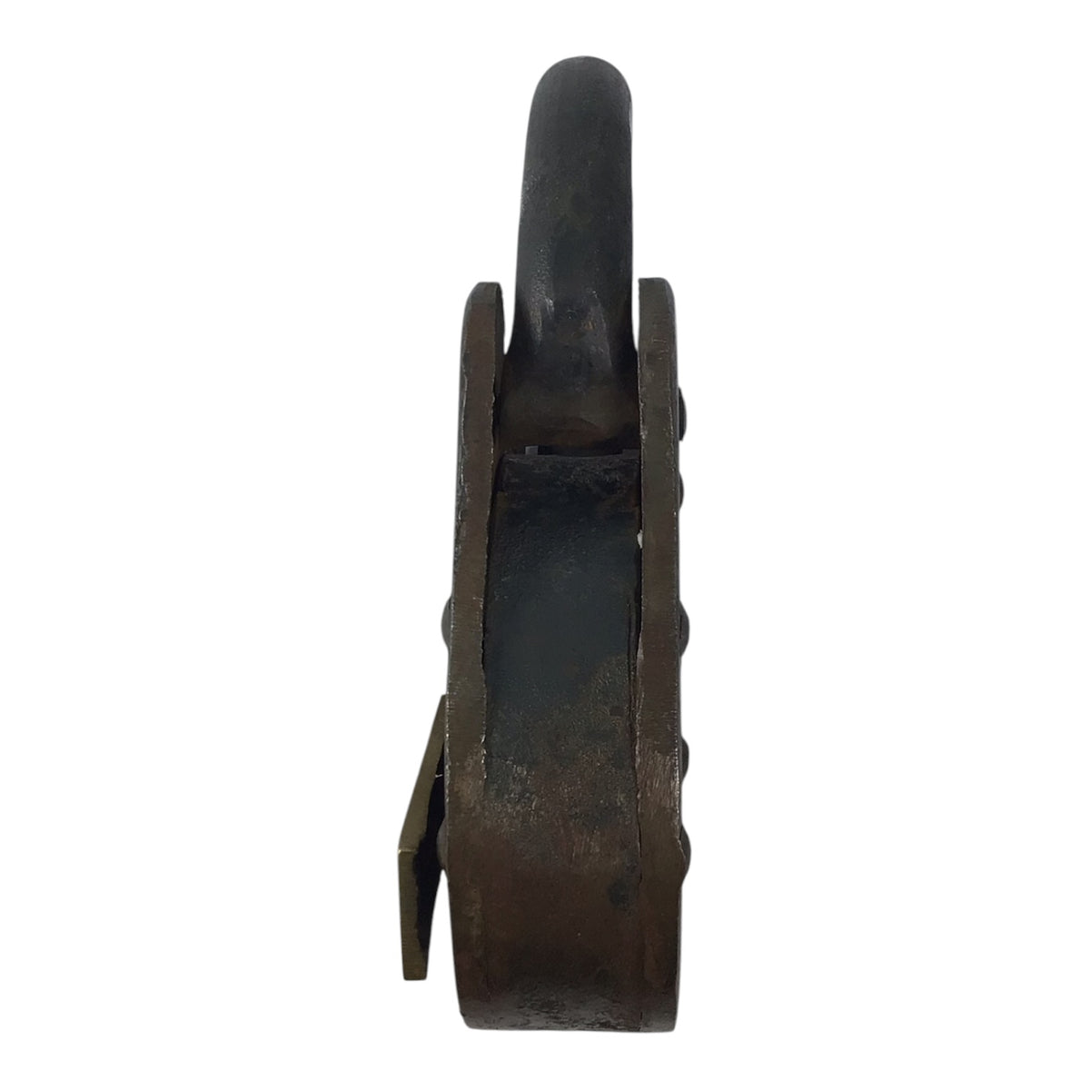 Extra Large Antique Iron Padlock w/ 2 Keys
