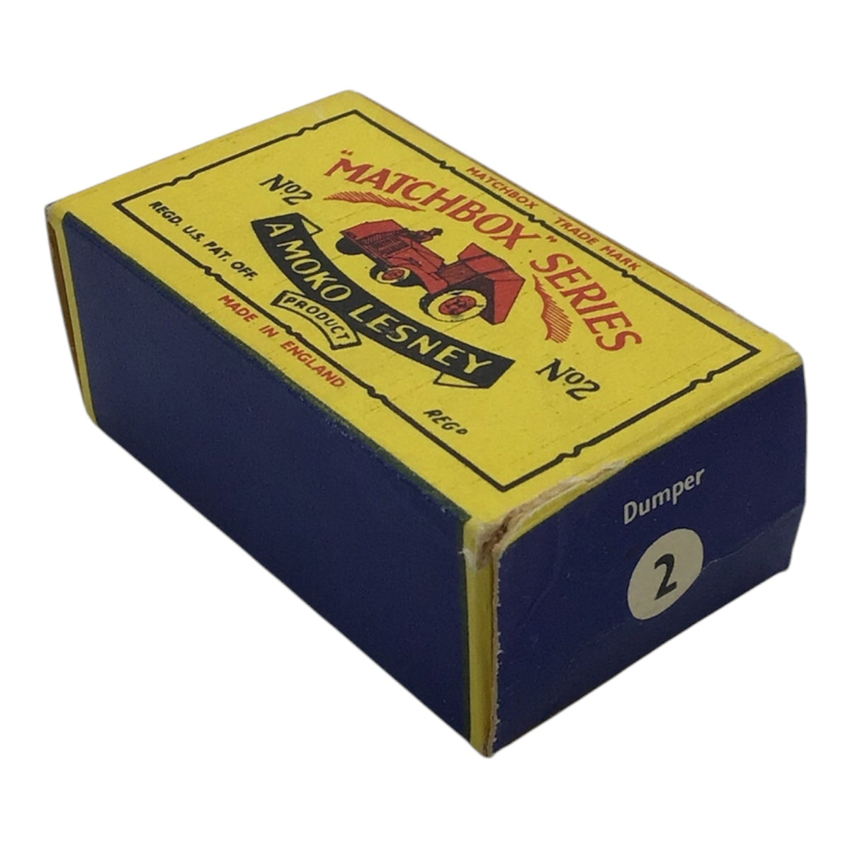 Moko Lesney Matchbox Series No. 2 Dumper w/ Original Box