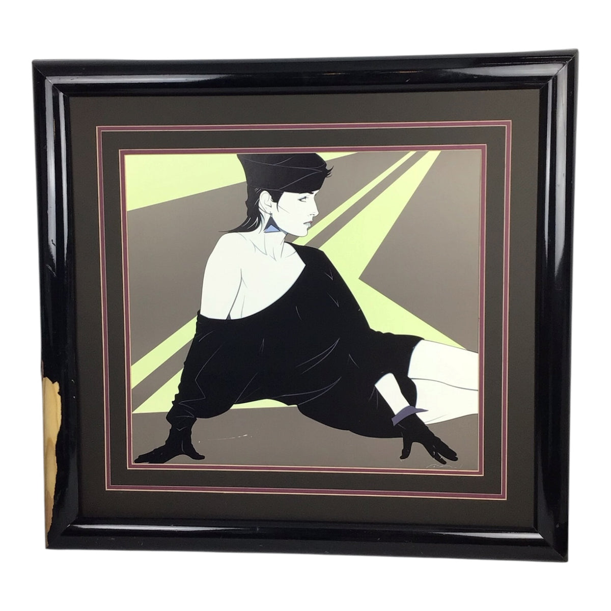 Isetan by Patrick Nagel - Framed 80s Art Deco Print