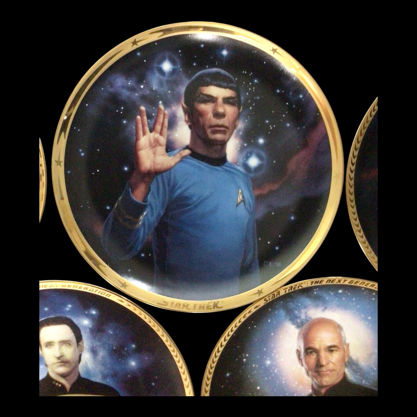 Star Trek Collector Plates - Set of 5 by The Hamilton Collection