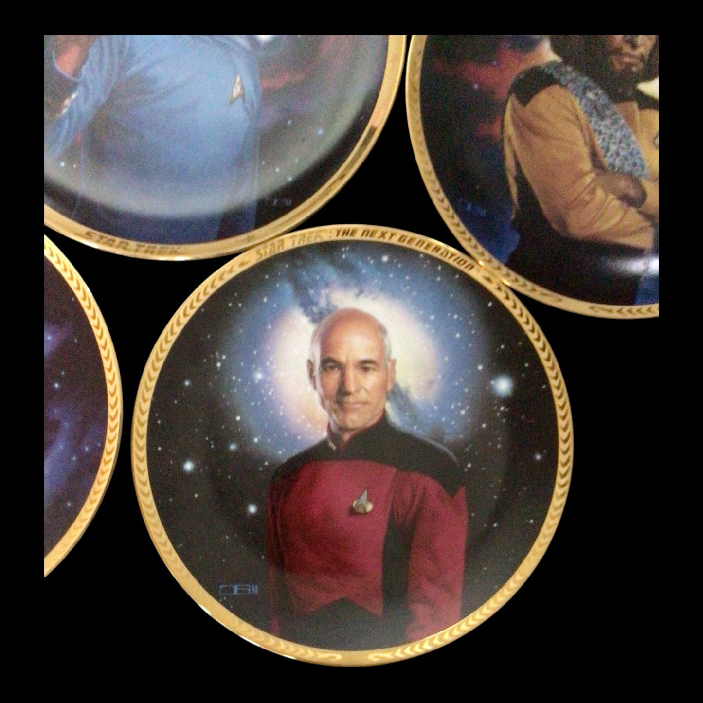 Star Trek Collector Plates - Set of 5 by The Hamilton Collection