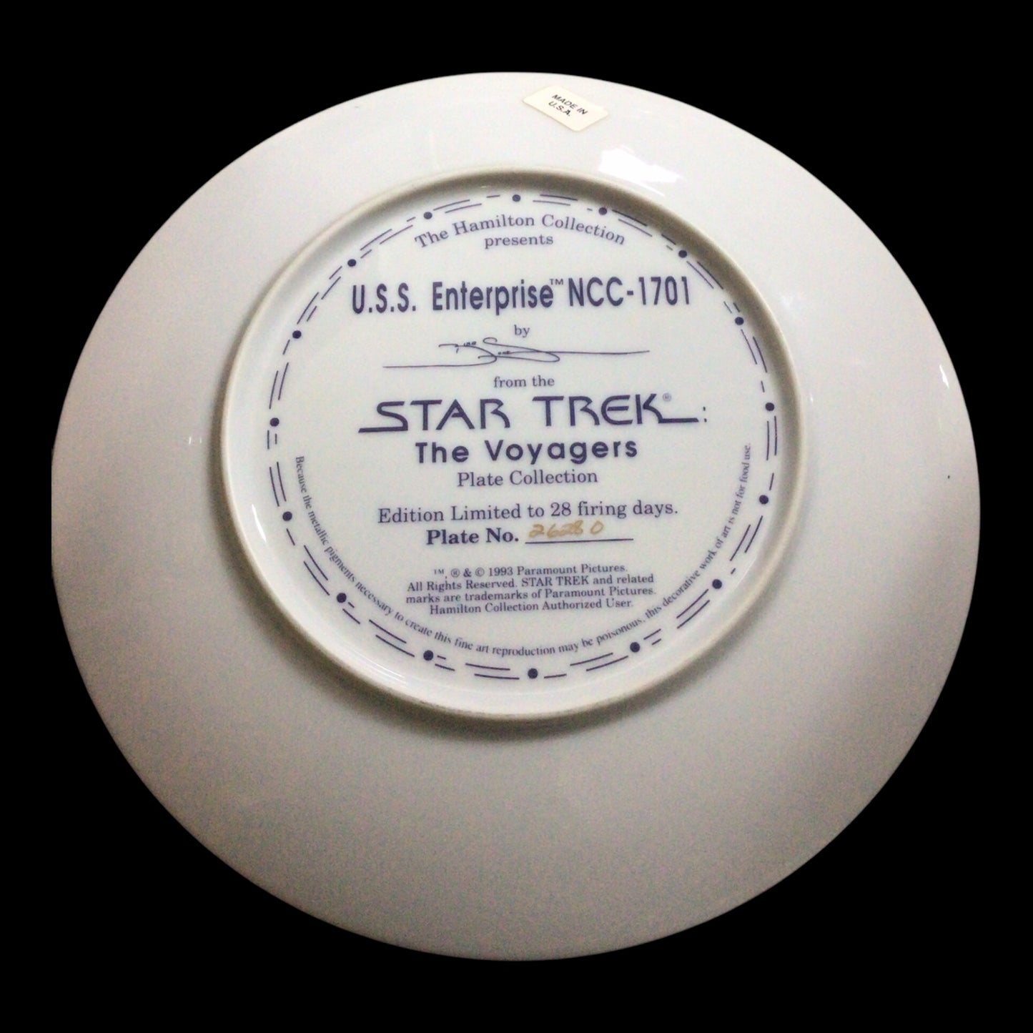 Star Trek Collector Plates - Set of 5 by The Hamilton Collection