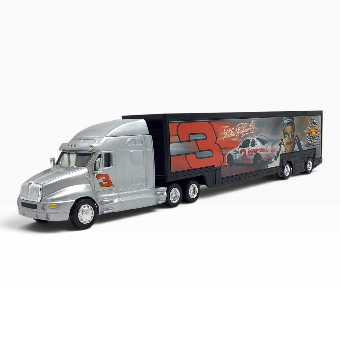 Dale Earnhardt #3 Silver Select 2004 Hauler – 1:64 Scale Model Truck & Trailer – Limited Edition