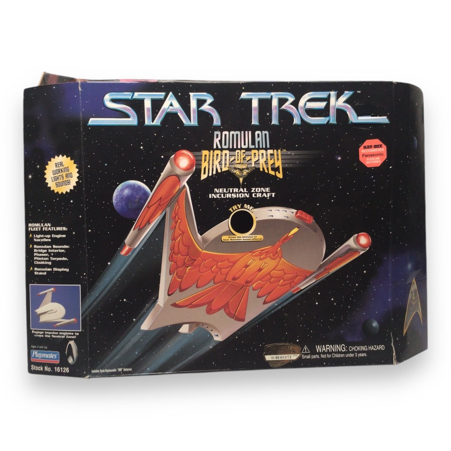 Star Trek Romulan Bird-of-Prey Model - Playmates