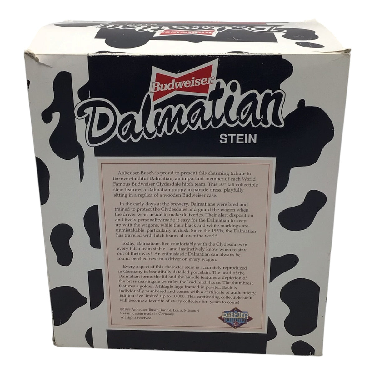 Budweiser Dalmatian Stein (1999)
