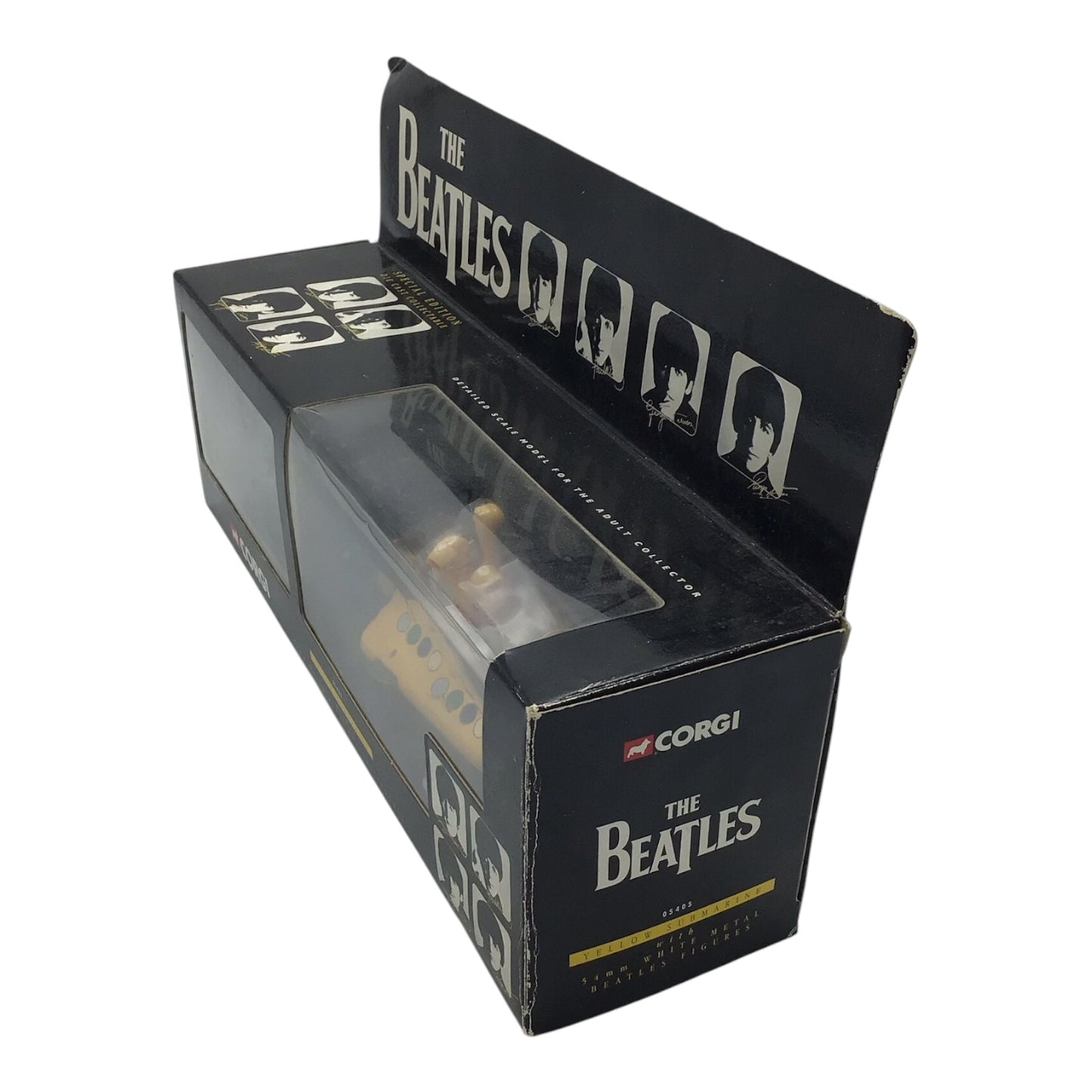 The Beatles Yellow Submarine w/ 54mm White Metal Beatles Figures - Corgi