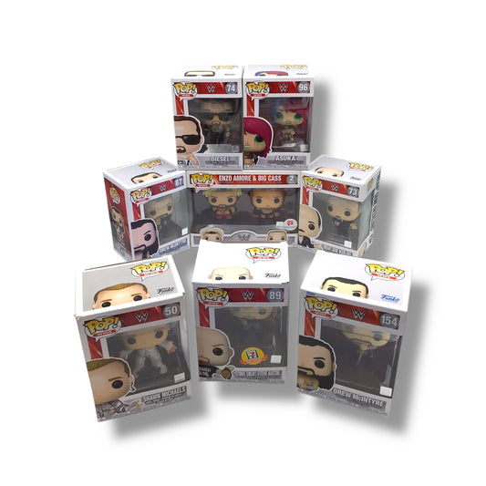 WWE Warriors Funko POP! Lot of Seven Figures