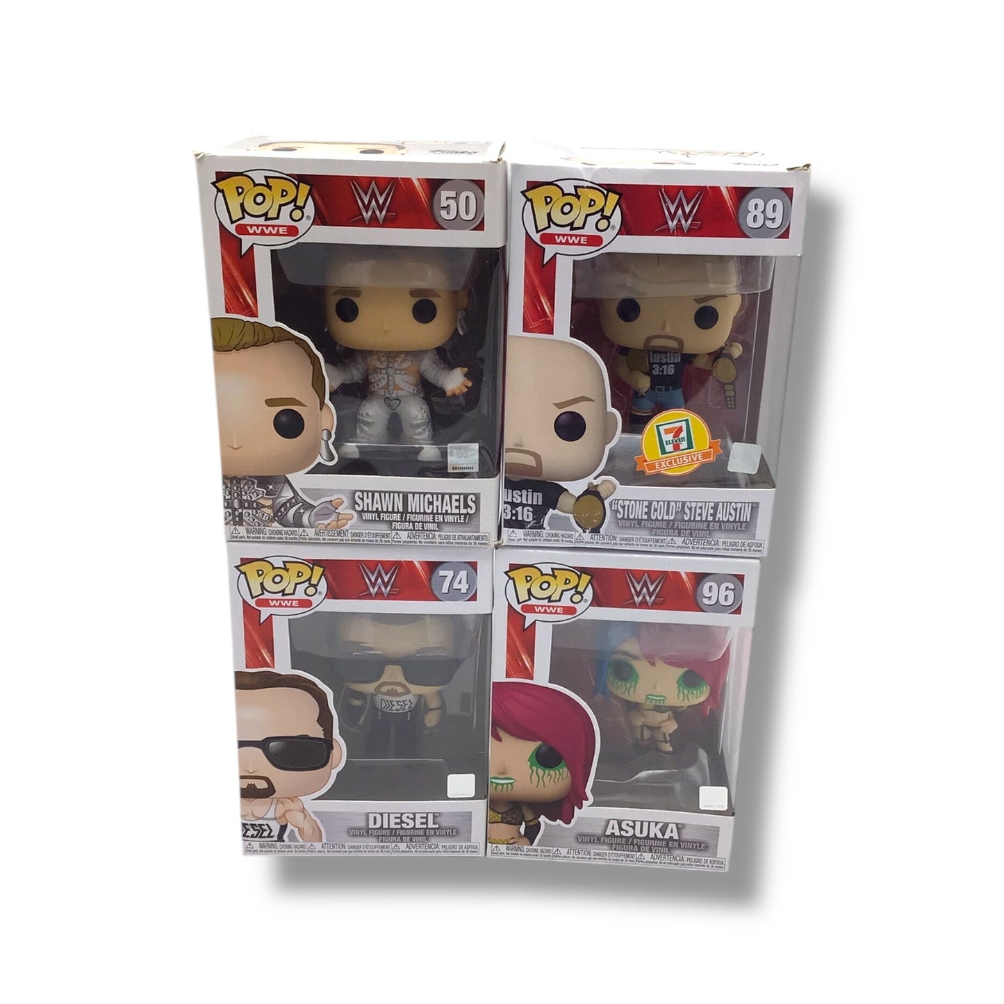 WWE Warriors Funko POP! Lot of Seven Figures