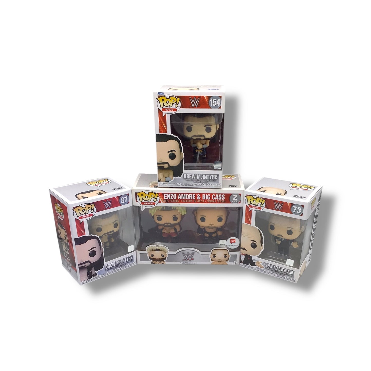 WWE Warriors Funko POP! Lot of Seven Figures