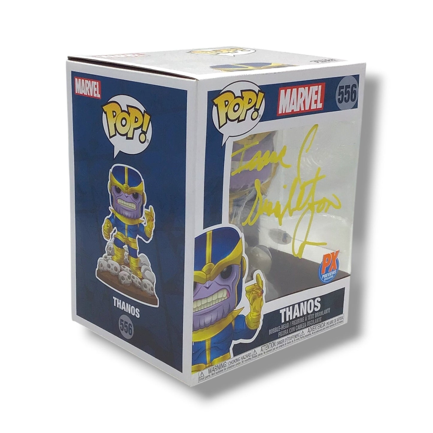 Thanos (#556) Funko POP! Signed by Isaac C. Singleton Jr. Beckett Certified