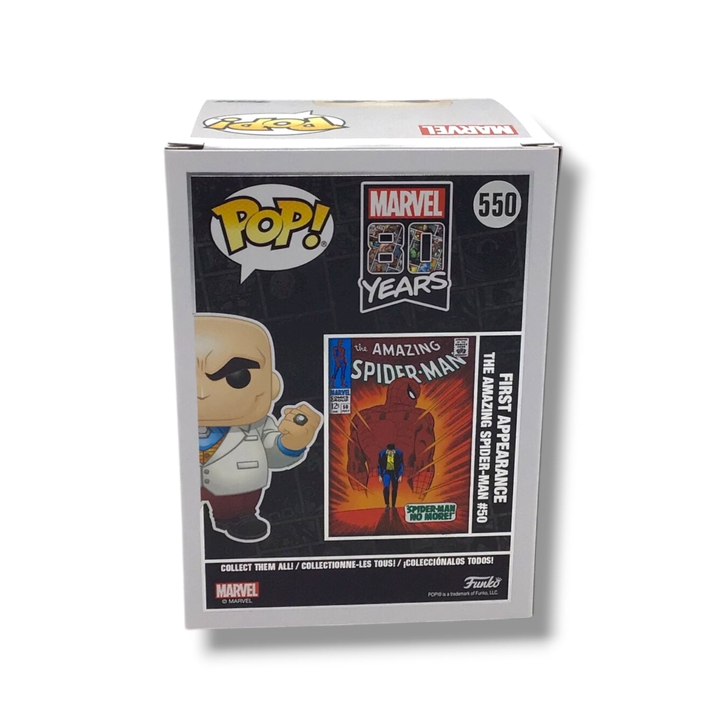 Marvel 80 Years (#550) Kingpin Funko POP!  | Signed by Vincent D'Onofrio