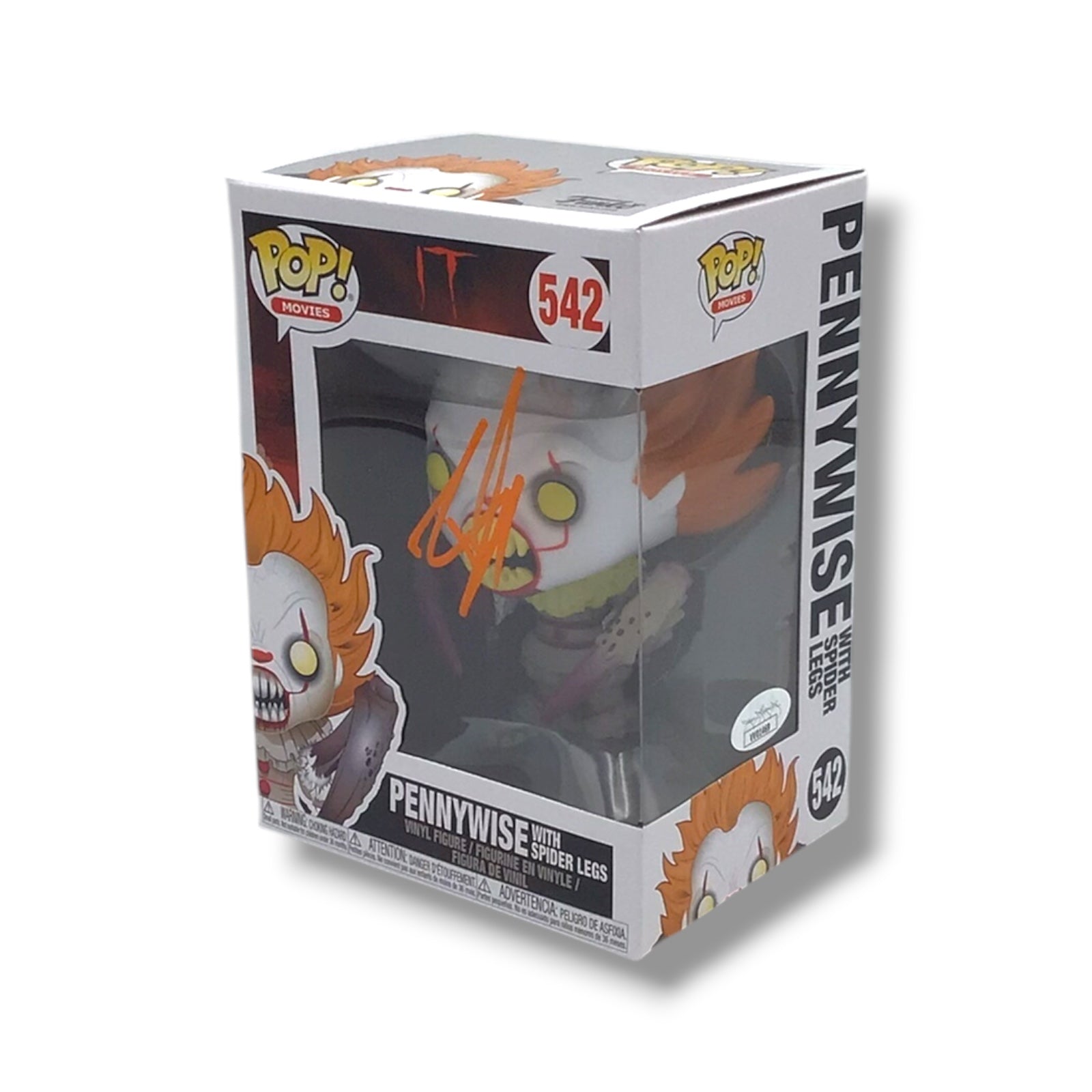 IT (#542) Pennywise w/ Spider Legs Funko POP! | Signed by Bill Skarsgård