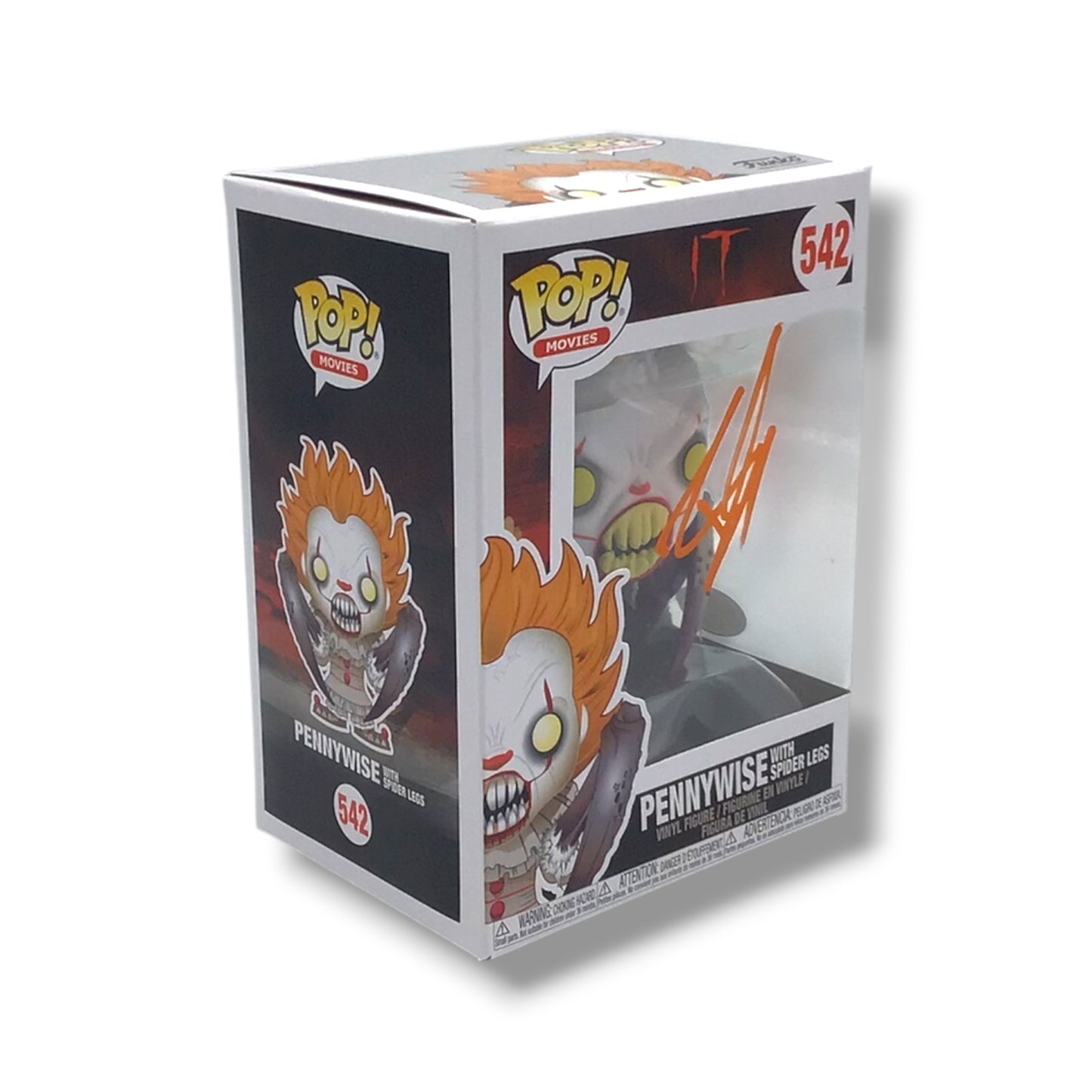 IT (#542) Pennywise w/ Spider Legs Funko POP! | Signed by Bill Skarsgård