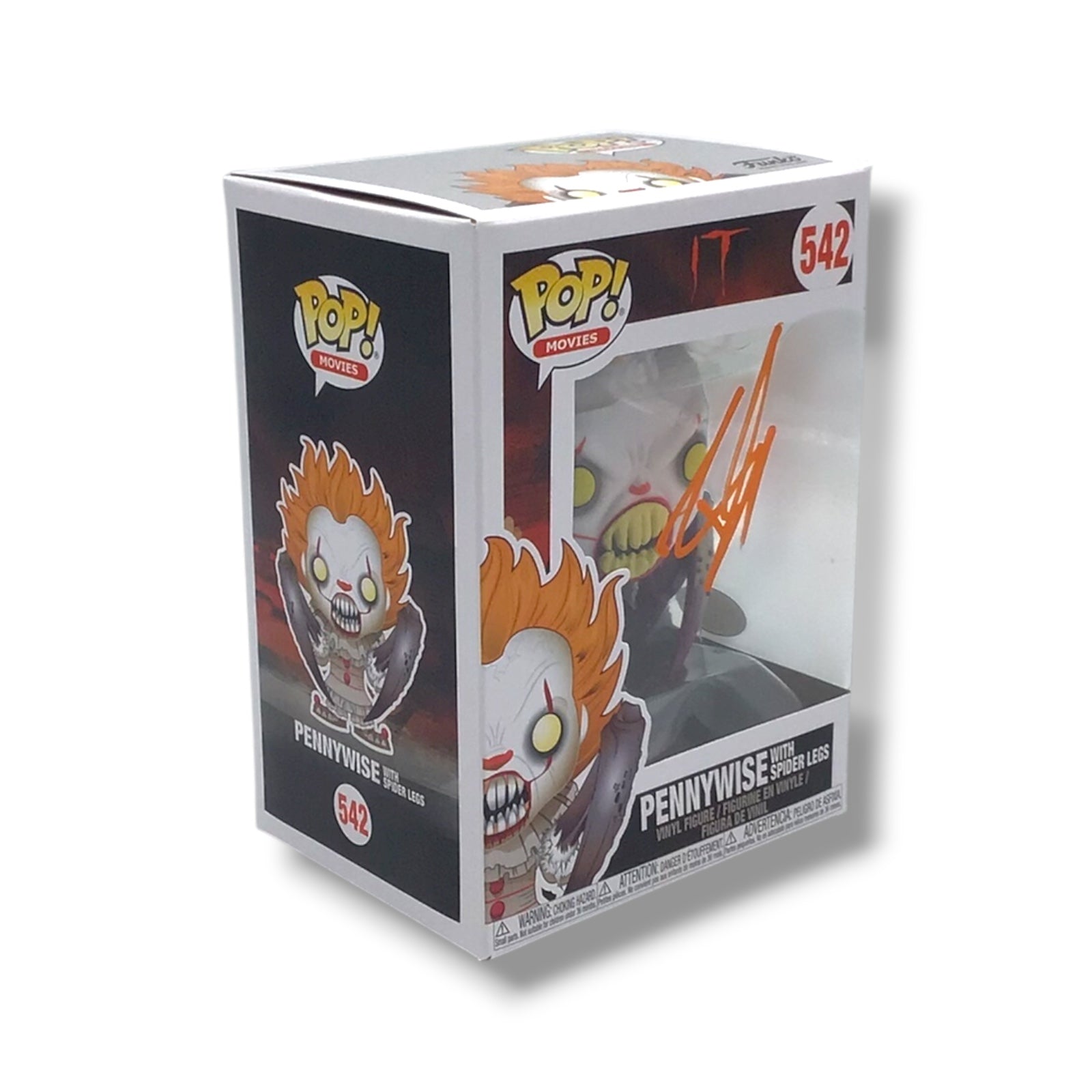 IT (#542) Pennywise w/ Spider Legs Funko POP! | Signed by Bill Skarsgård