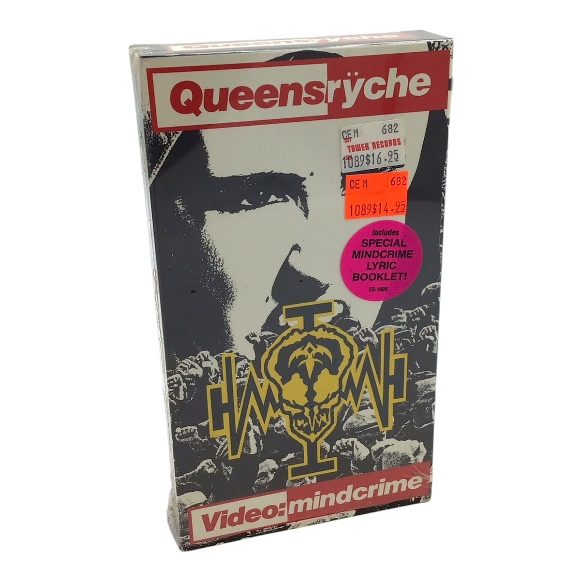 Queensryche Video: Mindcrime VHS Tape w/ Lyric Booklet