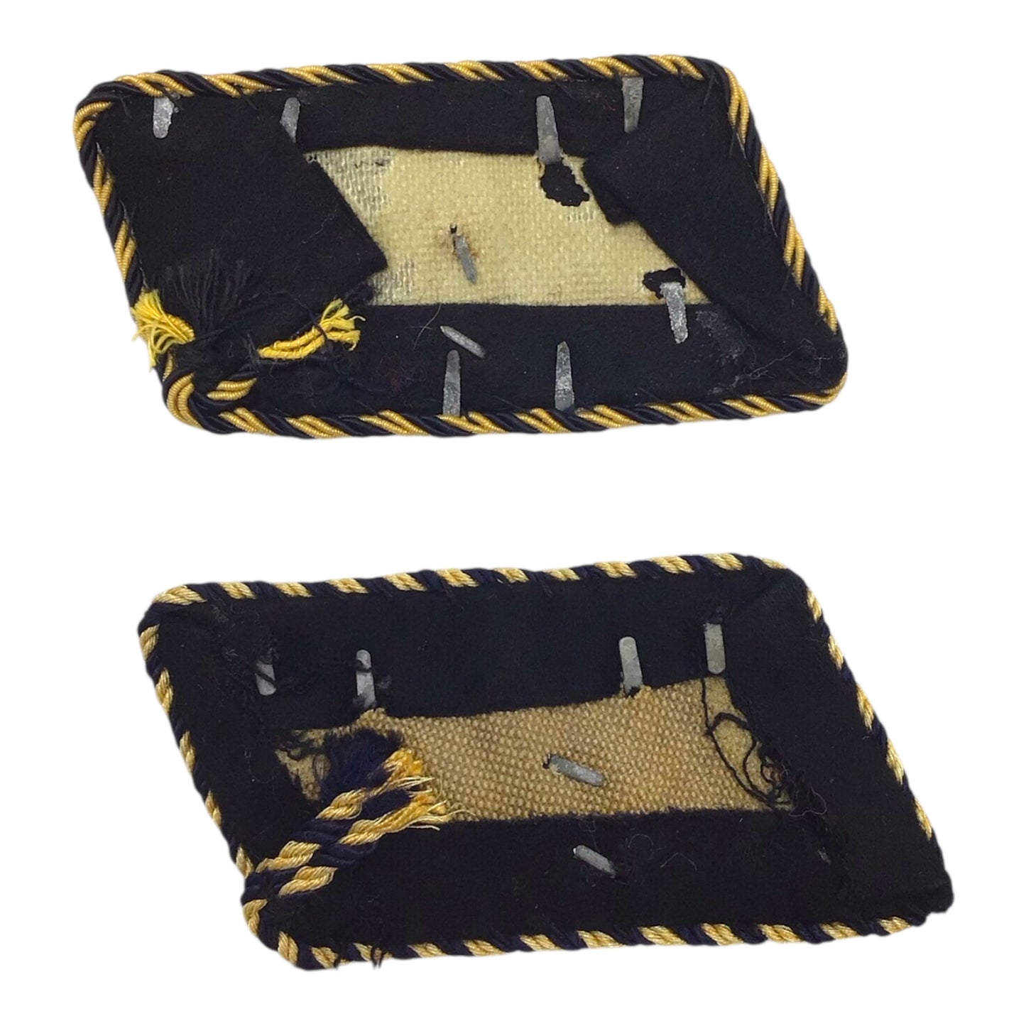 German Deutsche Reichsbahn Railway Workers Collar Tabs - Matching Set!