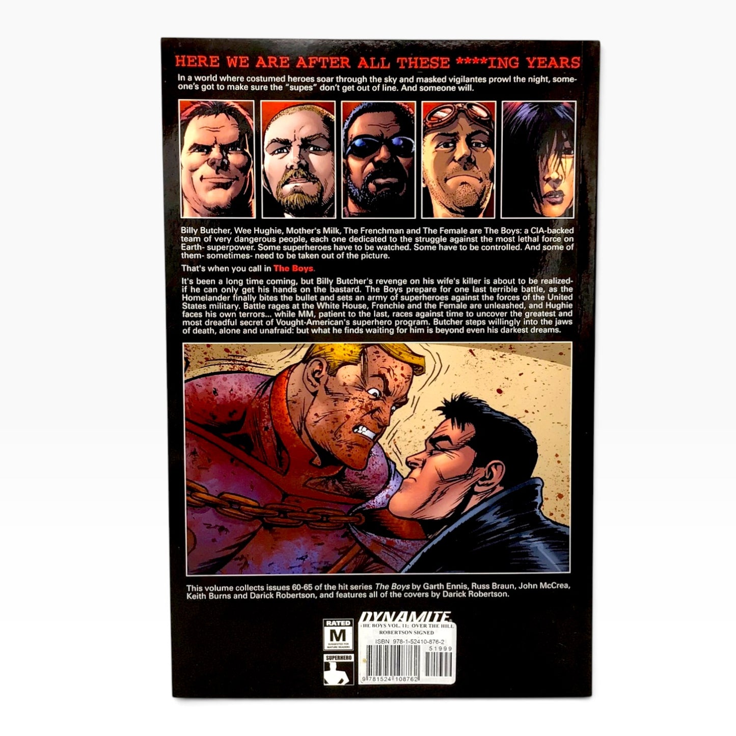 The Boys #11: Over the Hill with the Swords of a Thousand Men (2012) – Signed by Darick Robertson - Mint