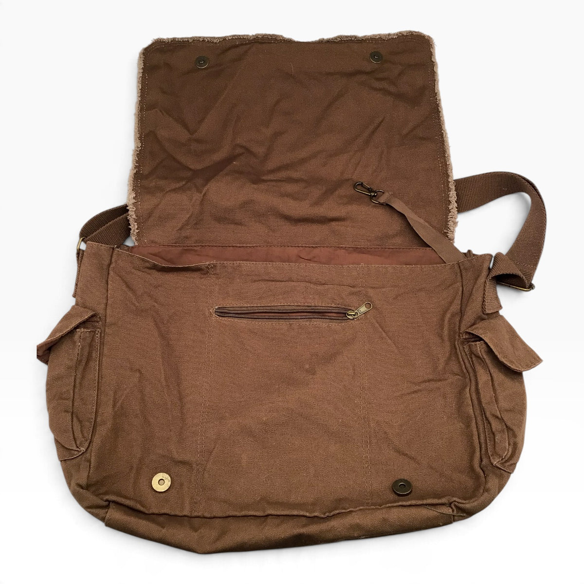 BlizzCon 2008 Brown Canvas Messenger Bag – Dragon Fantasy Artwork