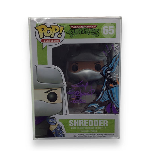 Funko Pop! Television TMNT Shredder #65 - Signed by Guy Gilchrist