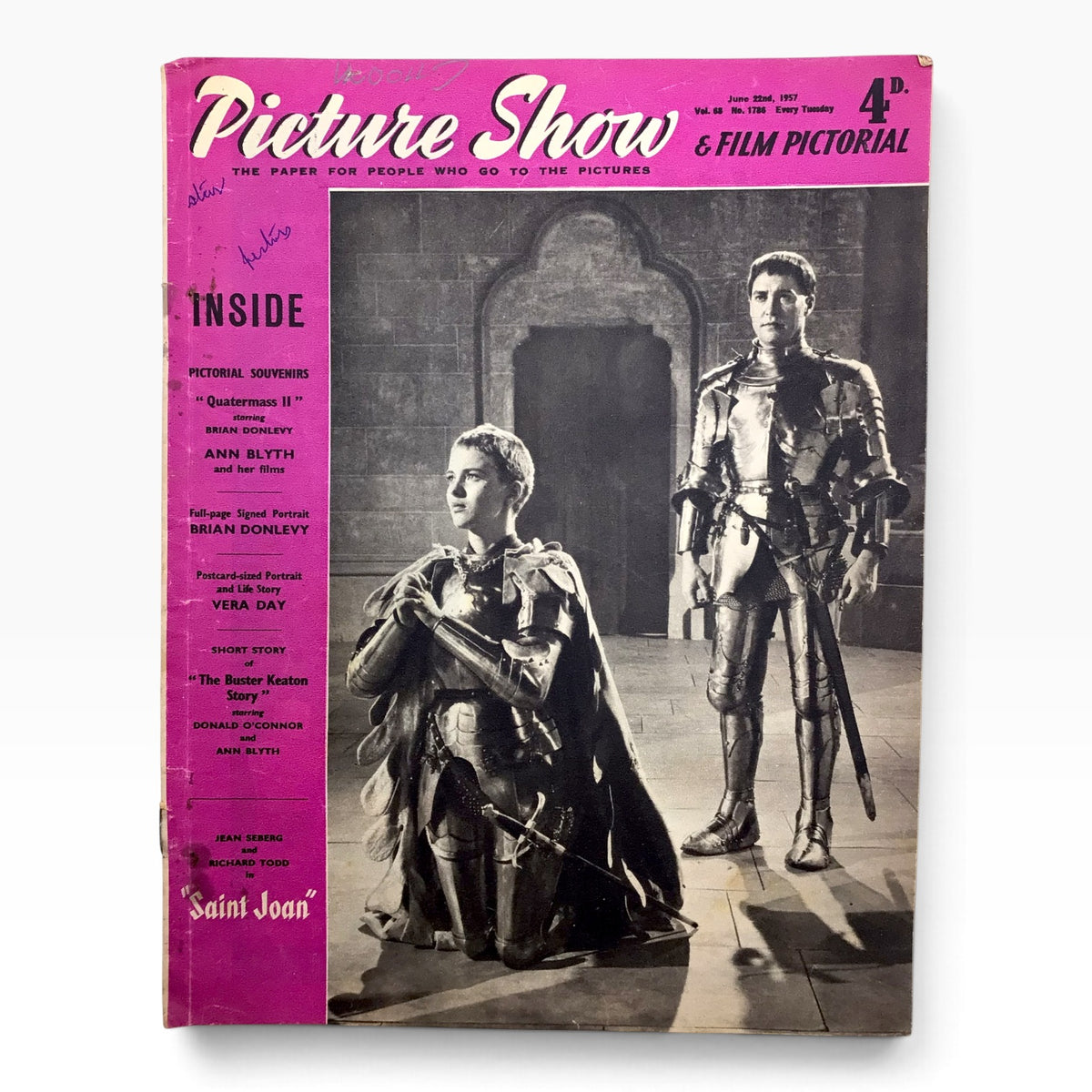 Vintage 1957 Picture Show & Film Pictorial British Film Magazine Set - 31 Issues