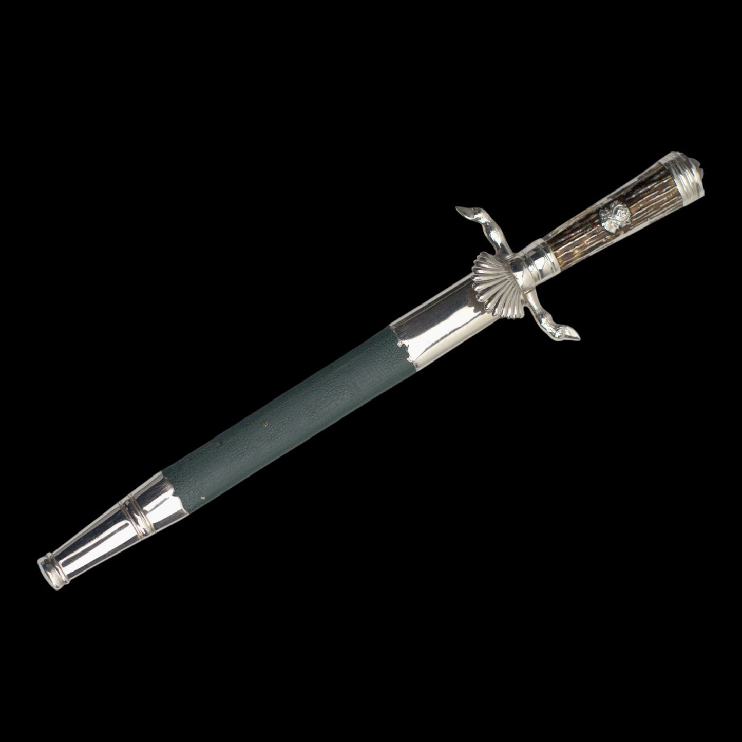 German WW2 Miniature Hunting Dagger with scabbard