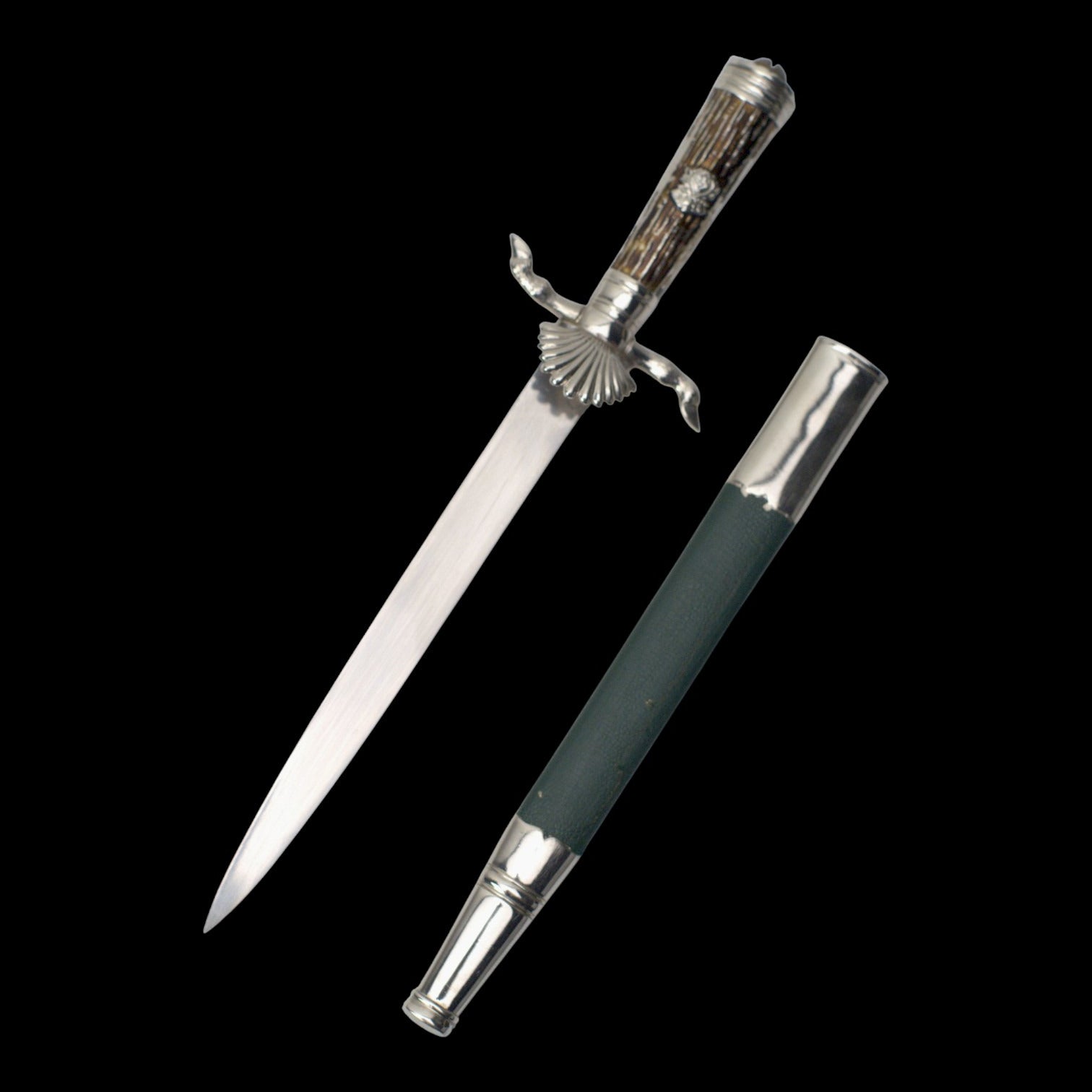 German WW2 Miniature Hunting Dagger with scabbard