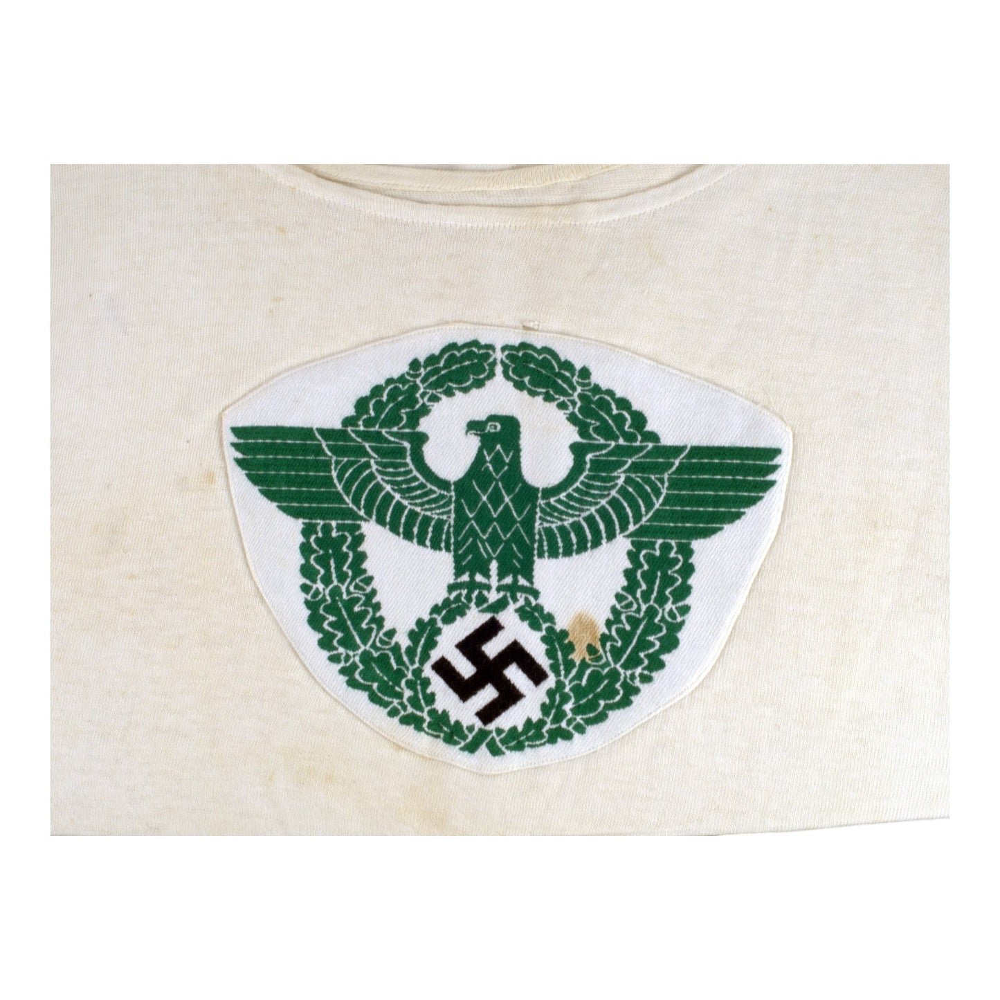 German WWII Polizei Police Sports Shirt Named "E.H." | Rare Vet Bring-Back