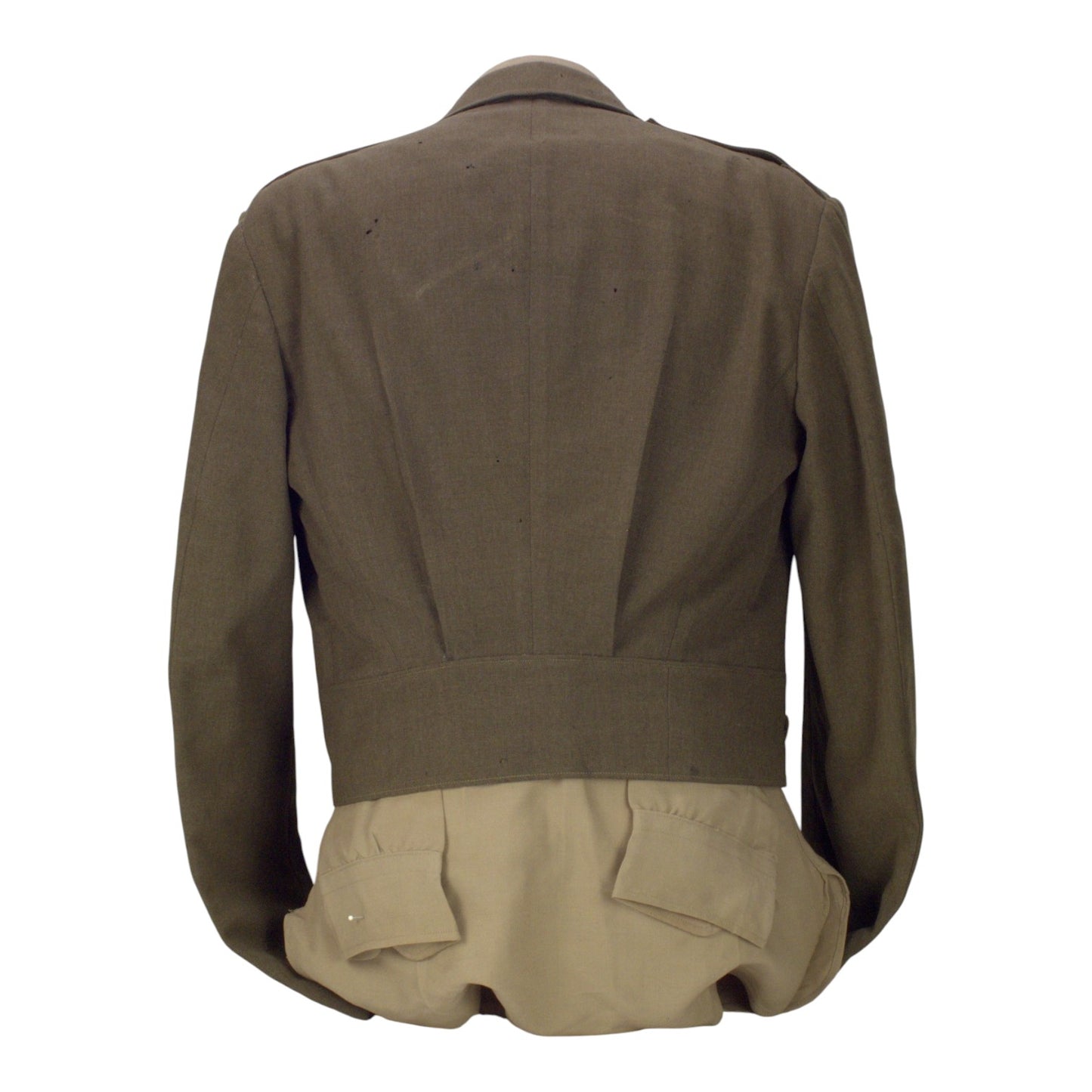 U.S. WWII Army Technical Sergeant Paratrooper Ike Jacket with Wings, Ribbons & Insignia