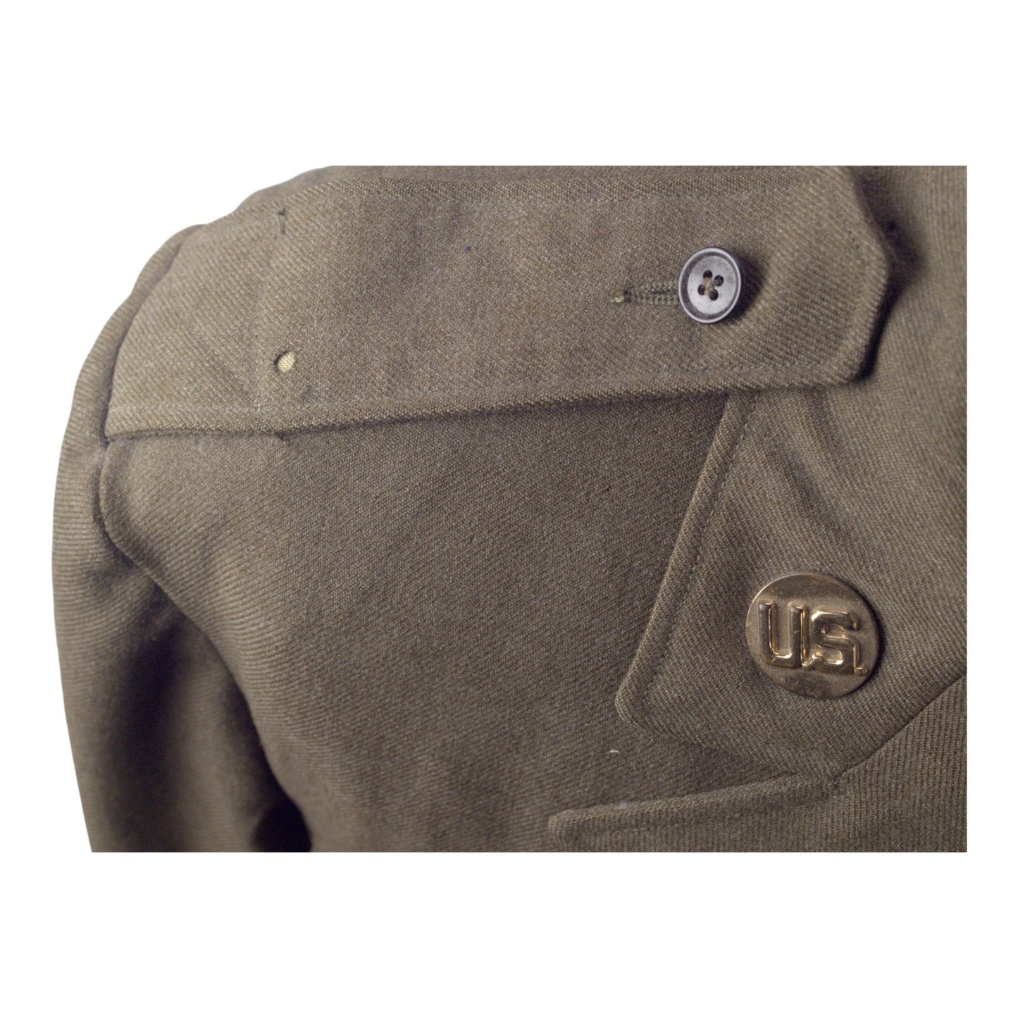 U.S. WWII Army Technical Sergeant Paratrooper Ike Jacket with Wings, Ribbons & Insignia