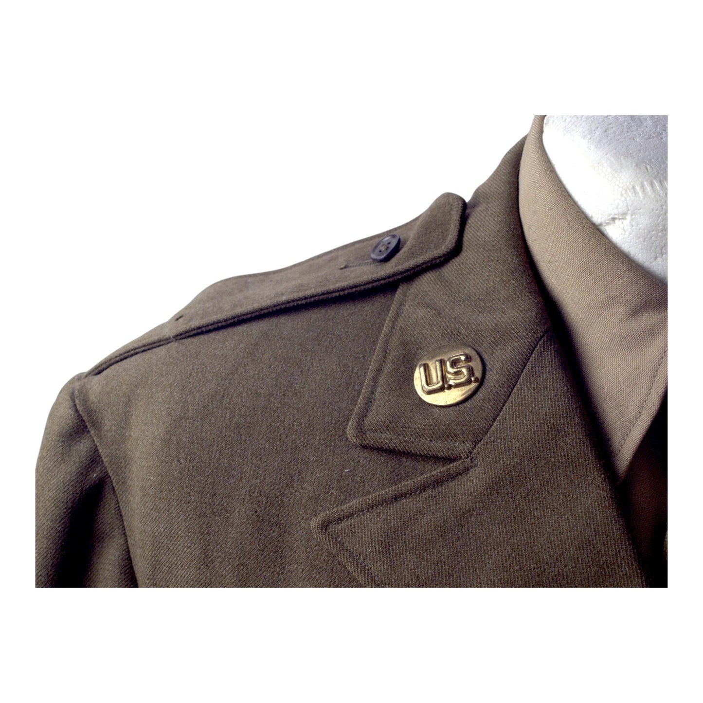 U.S. WWII Army Technical Sergeant Paratrooper Ike Jacket with Wings, Ribbons & Insignia