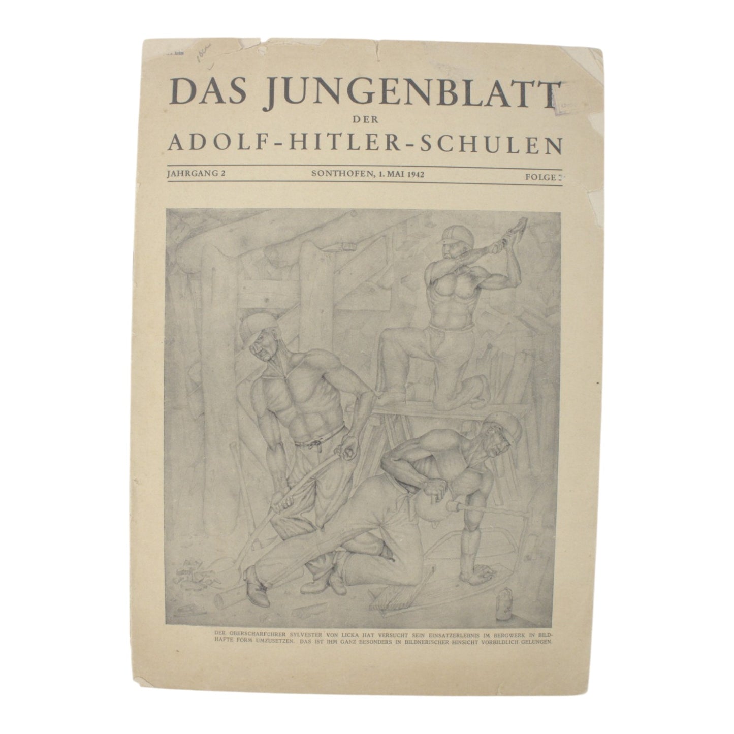 German WW2 Newspaper 'Das Jungenblatt', May 1942, Hitler Youth Schools