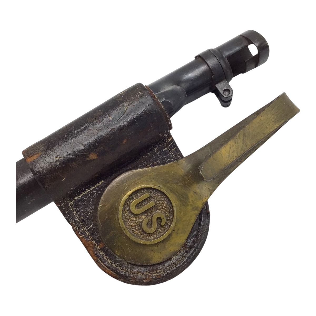 U.S. Model 1873 Springfield Trapdoor Socket Bayonet with Brass Hook Scabbard