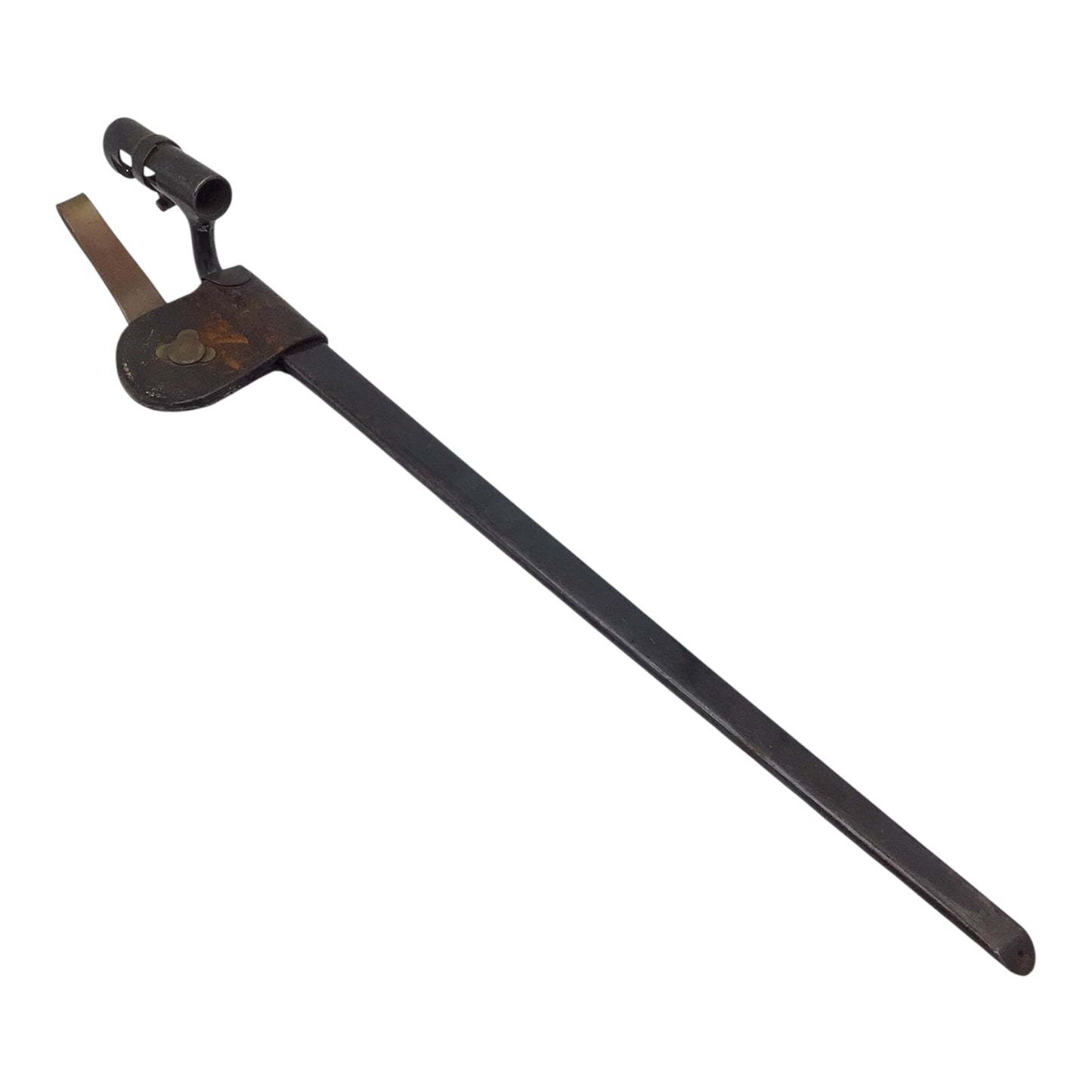 U.S. Model 1873 Springfield Trapdoor Socket Bayonet with Brass Hook Scabbard
