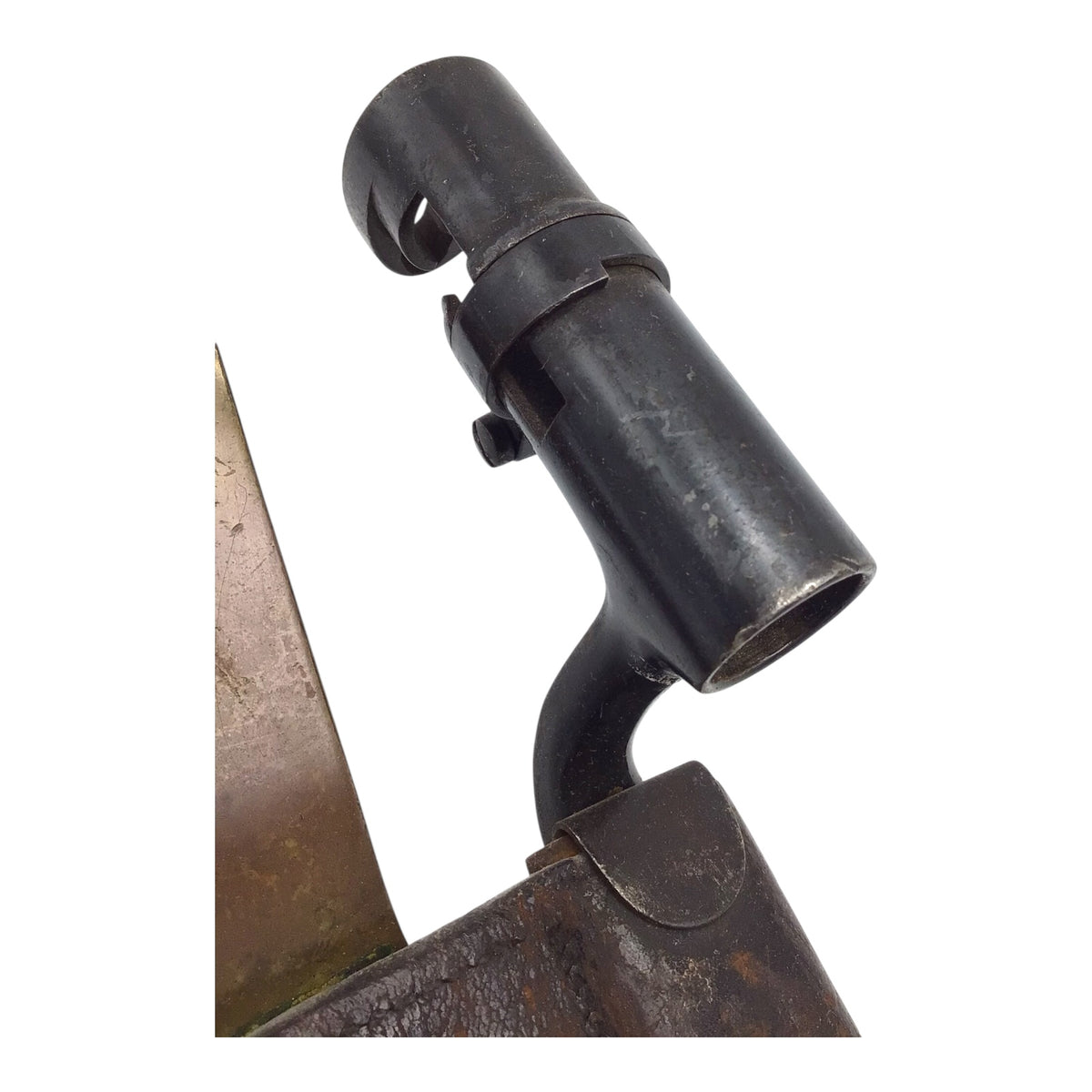 U.S. Model 1873 Springfield Trapdoor Socket Bayonet with Brass Hook Scabbard