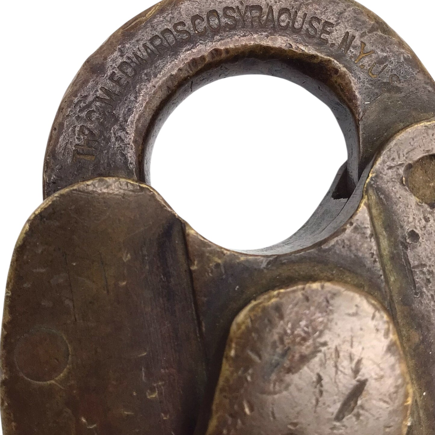 Vintage Railroad Brass Conductors Keyring w/ 9 Adlake Keys, 19/20th c Rare Antique Train Collectible