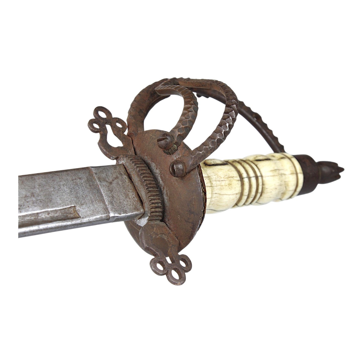 Mexican War Era Bone Handle Sword with Original Sheath