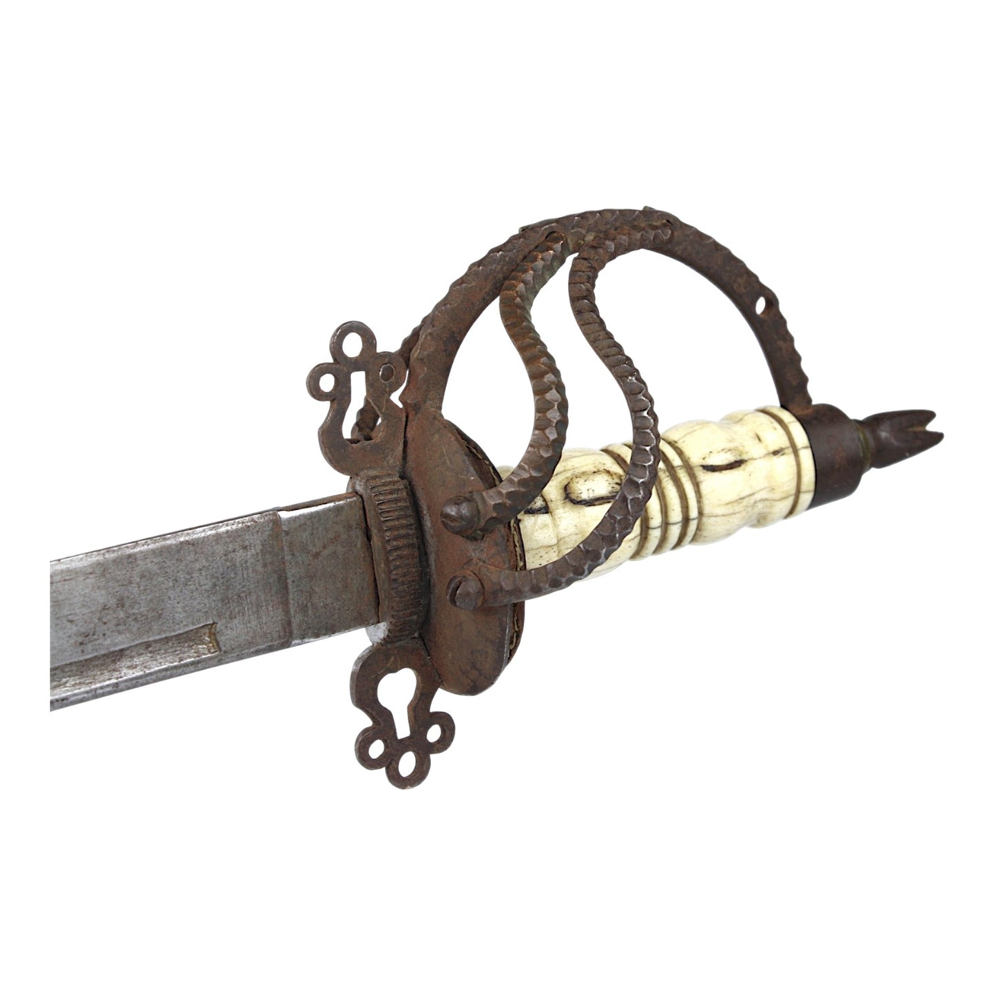 Mexican War Era Bone Handle Sword with Original Sheath