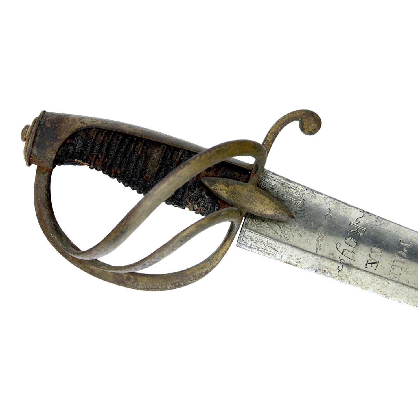 Incredible French 18th Century Cavalry Sword “Pour Le Roy” & “Vaincre ou Mourir”