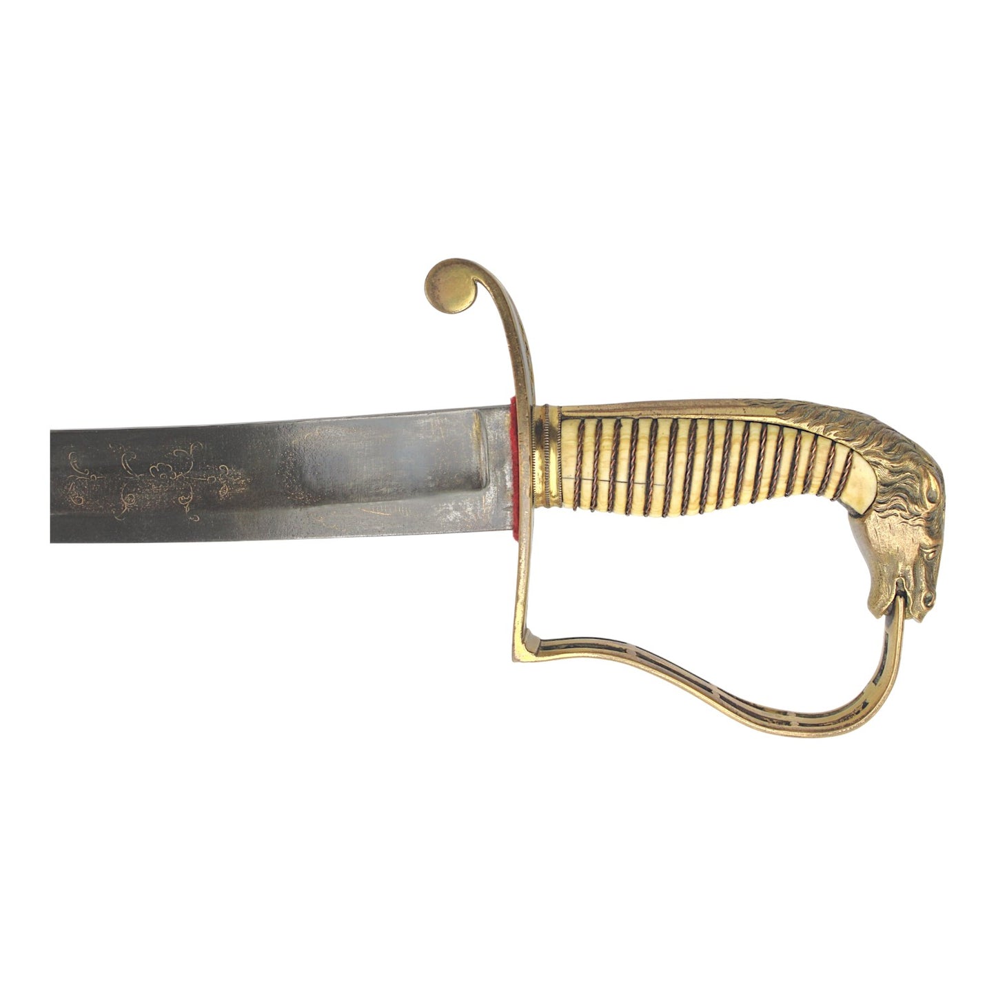 Rare War of 1812 U.S. Horse Head Sword High Officer Presentation Grade c. 1805-10 w/ Original Sheath