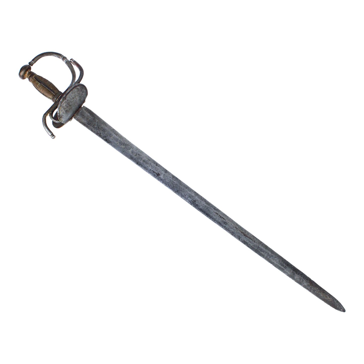 German Prototype Spanish Model 1728 Bilbo Cavalry Sword with Solingen Blade