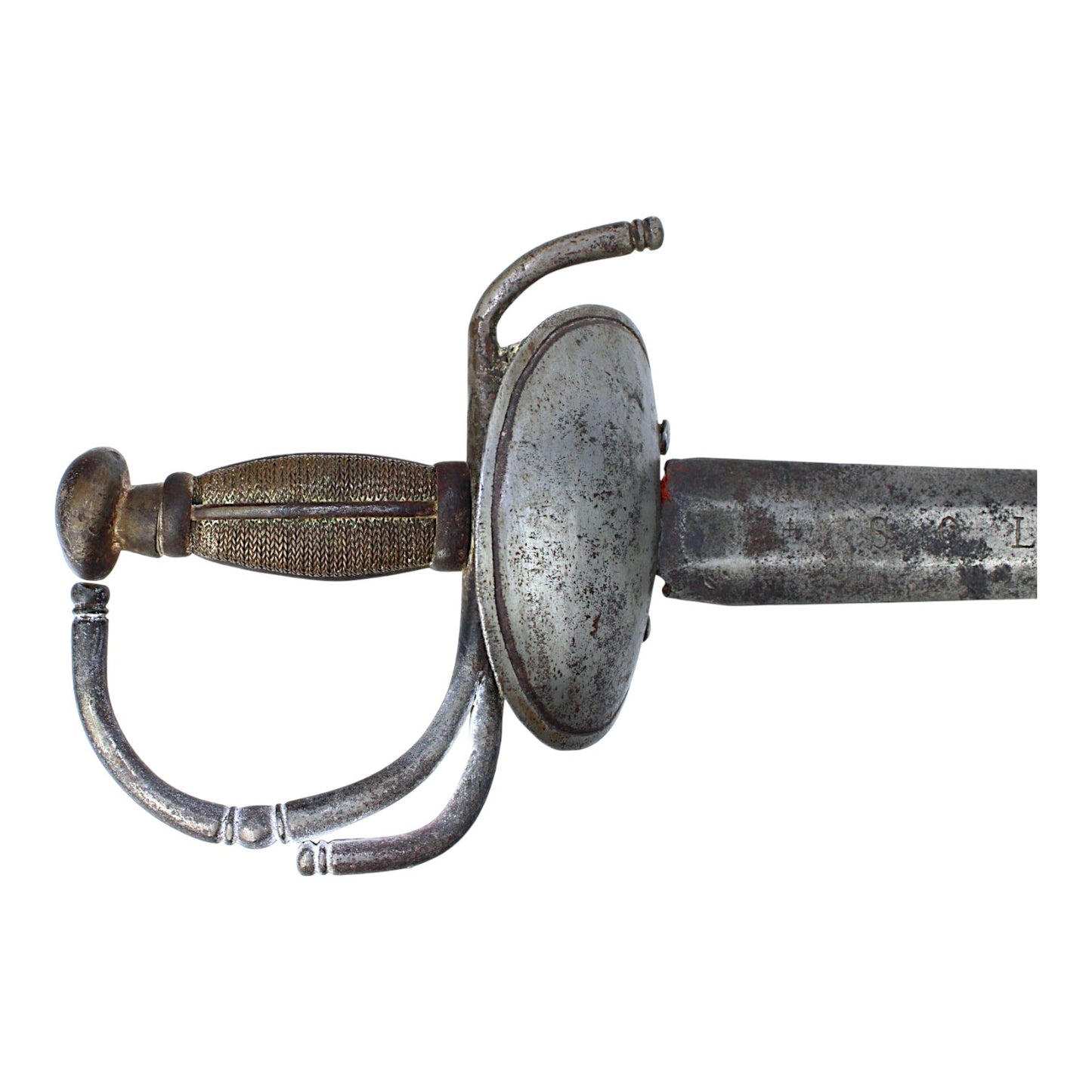 German Prototype Spanish Model 1728 Bilbo Cavalry Sword with Solingen Blade
