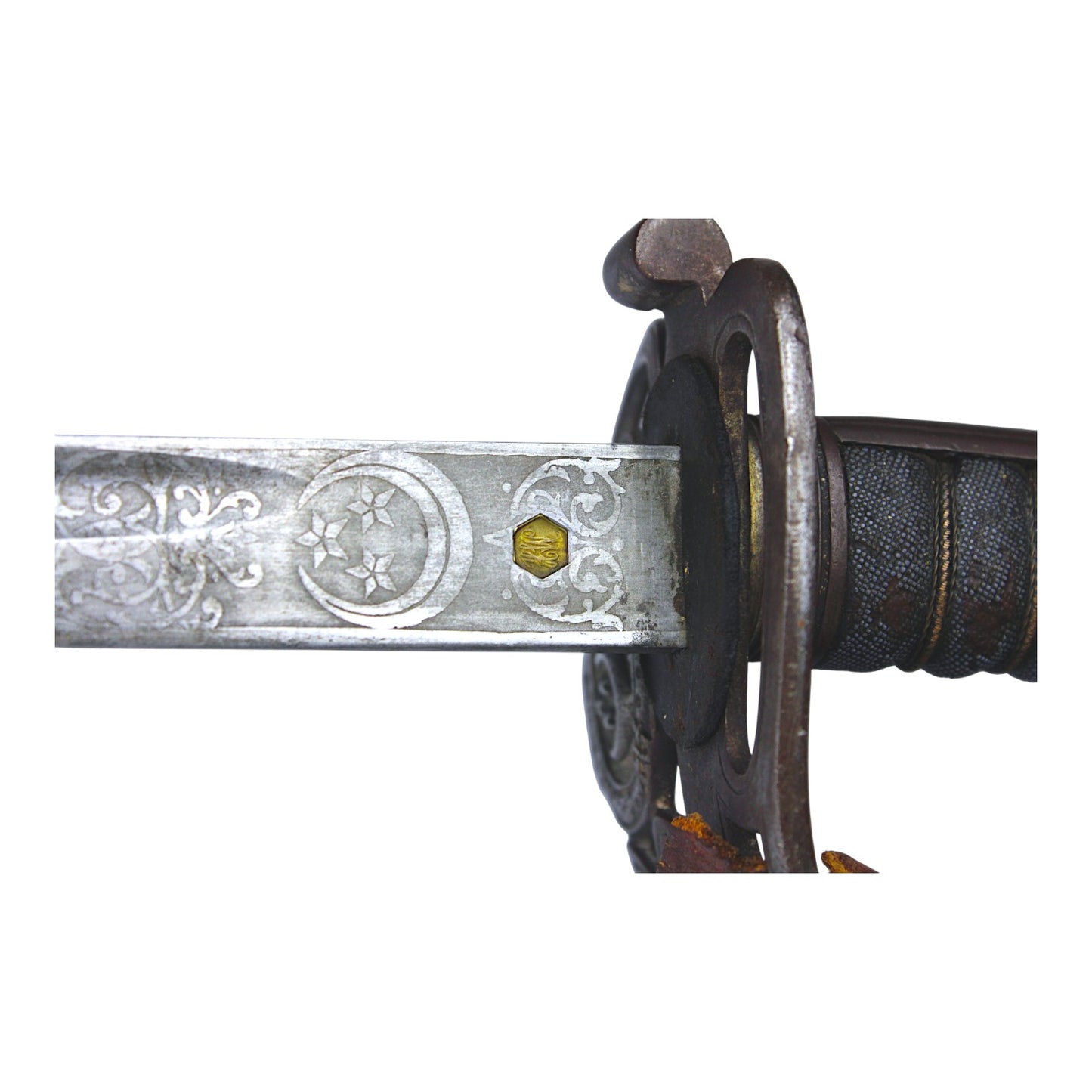 Very Rare Wilkinson Sword Co. Anglo-Egyptian Sudan Officer Sword c.1899 with Scabbard!