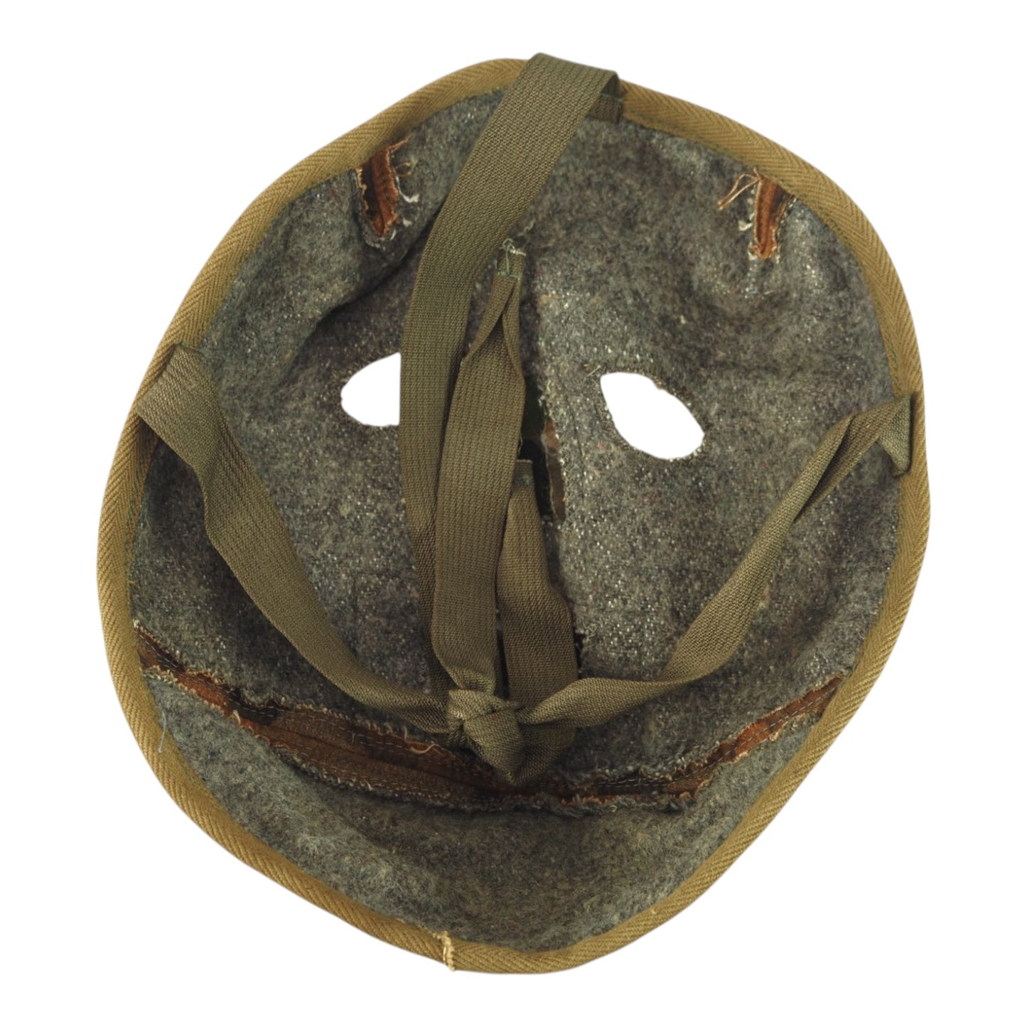 Exceptionally Rare Waffen-SS Oak Leaf Camouflage Cold Weather Face Mask, Mint German WW2 Wearable