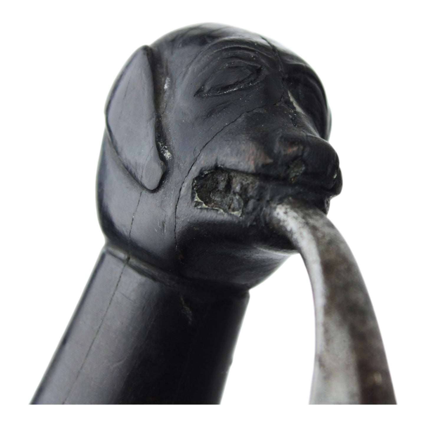American Revolutionary War Era American-Made Officer Sword with Hound Head Pommel