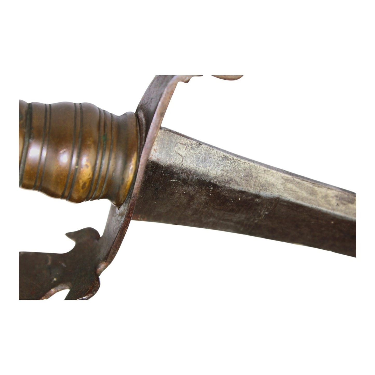 American Revolutionary War Era American-Made Officer Sword with Hound Head Pommel