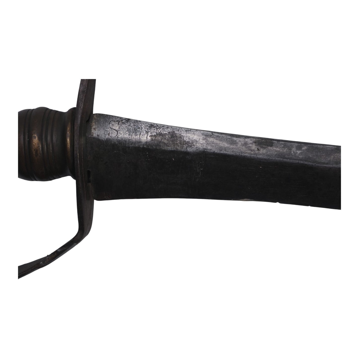 American Revolutionary War Era American-Made Officer Sword with Hound Head Pommel