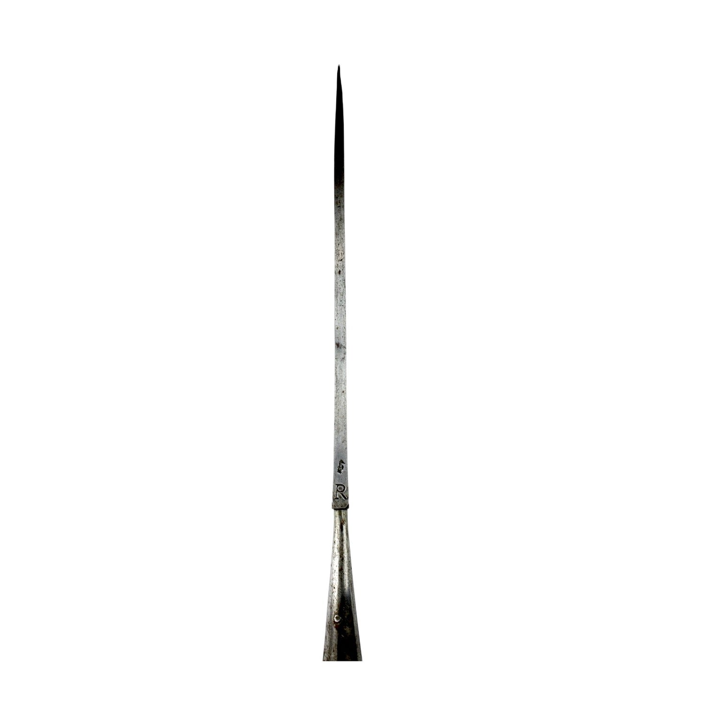 American Revolution War Era Naval Pike Pilum Style Spear w Heavy Tapered Blade| Rare 18th C. Variant